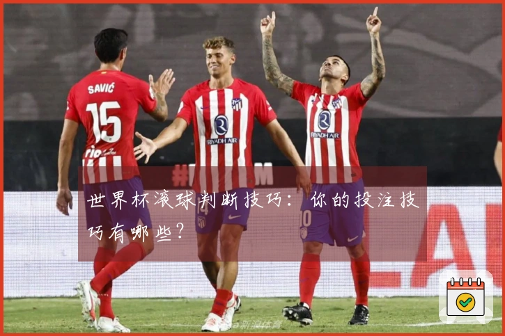 世界杯滚球判断技巧：你的投注技巧有哪些？